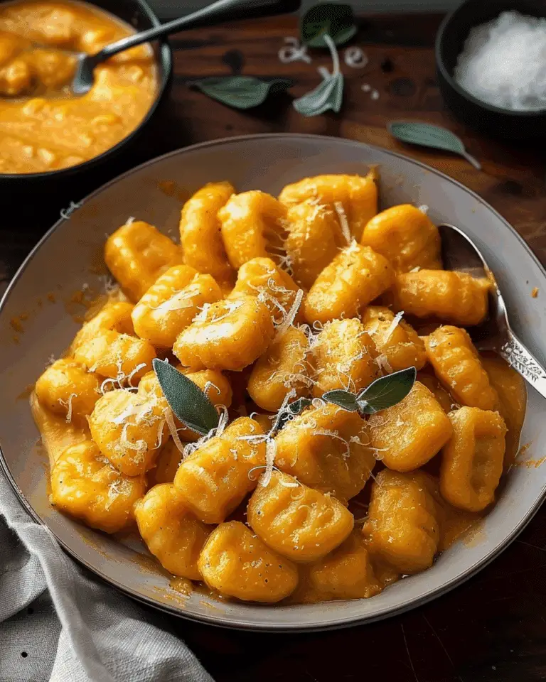 Creamy Pumpkin Gnocchi