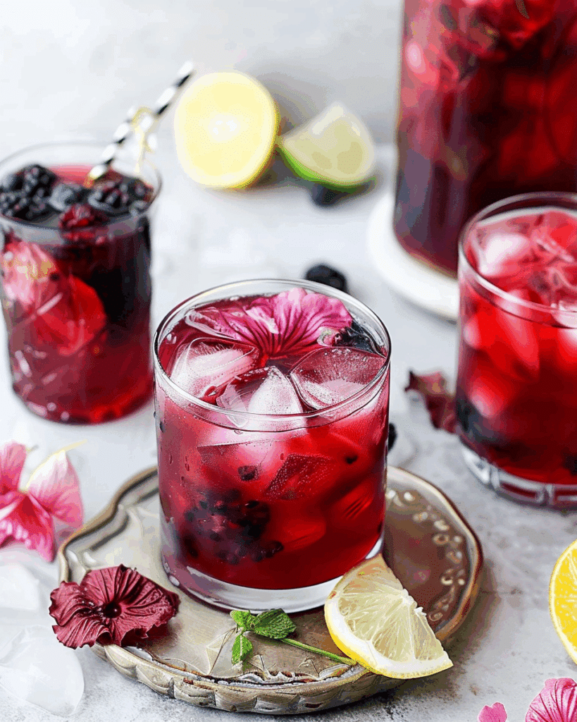 Iced Hibiscus Tea