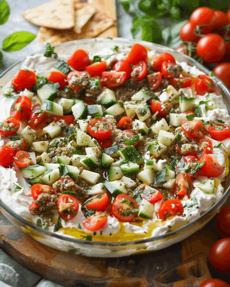 Mediterranean 7-Layer Dip