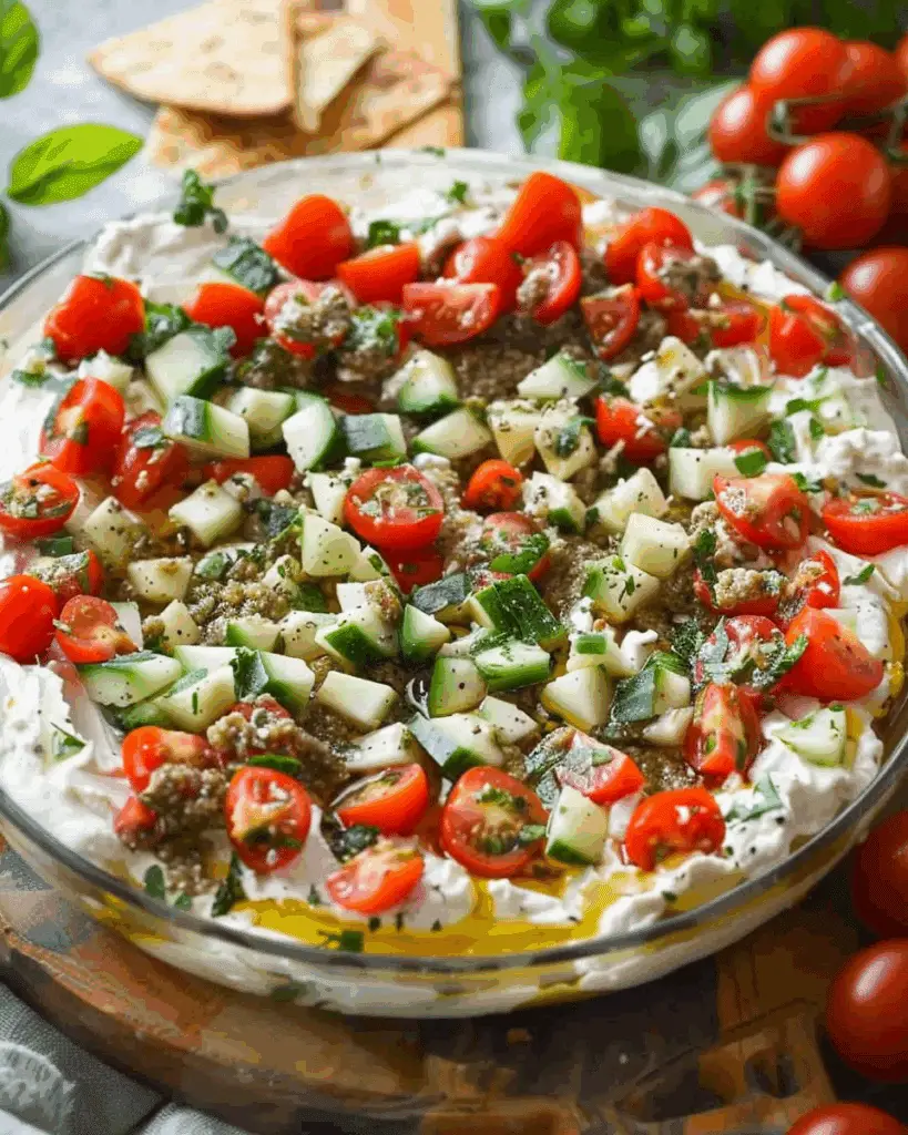Mediterranean 7-Layer Dip