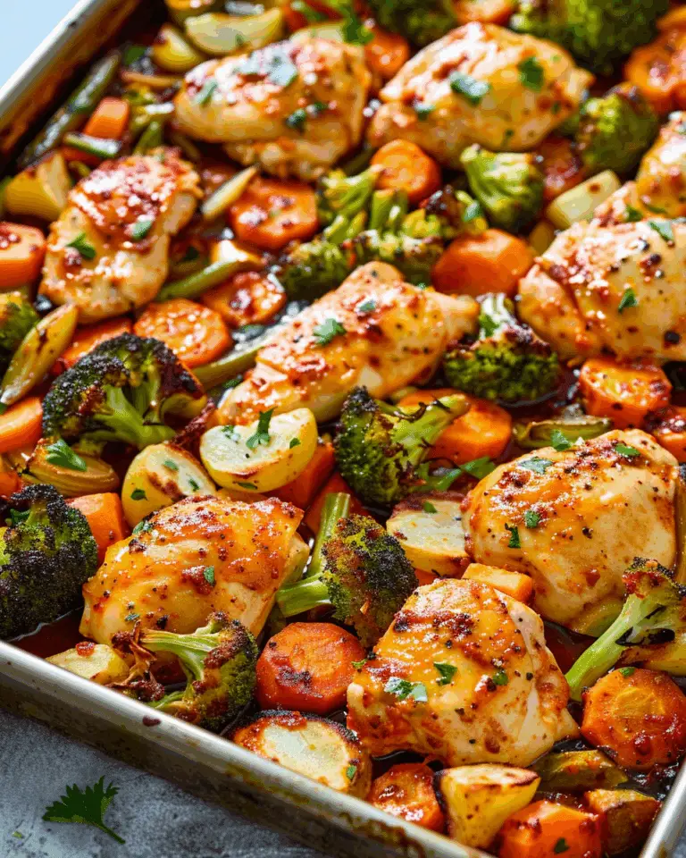 Sweet Chili Roasted Chicken and Vegetables