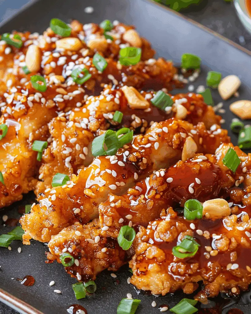 Baked Crunchy Hot Honey Chicken