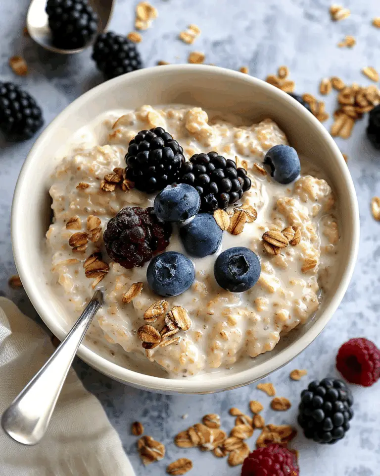 Classic Overnight Oats (The Breakfast Staple)