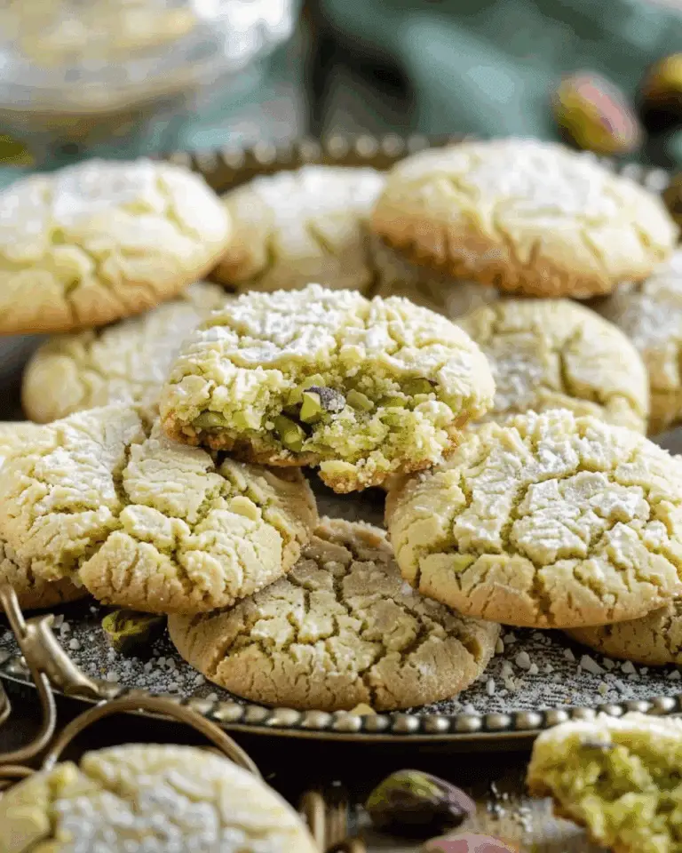 Grain-Free Pistachio Italian Wedding Cookies