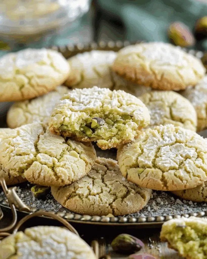Grain-Free Pistachio Italian Wedding Cookies