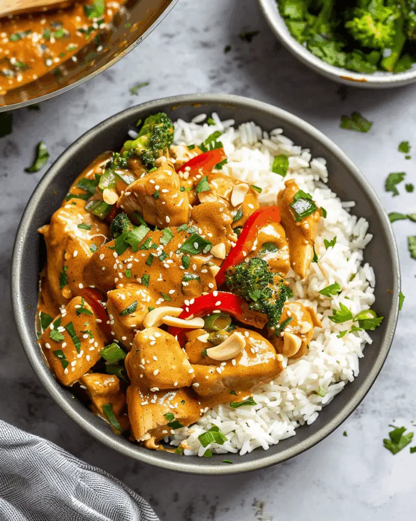 Peanut Butter Chicken