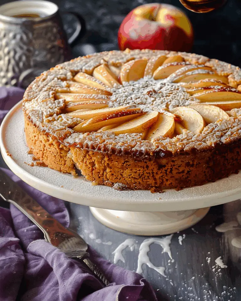 Semolina Apple Cake