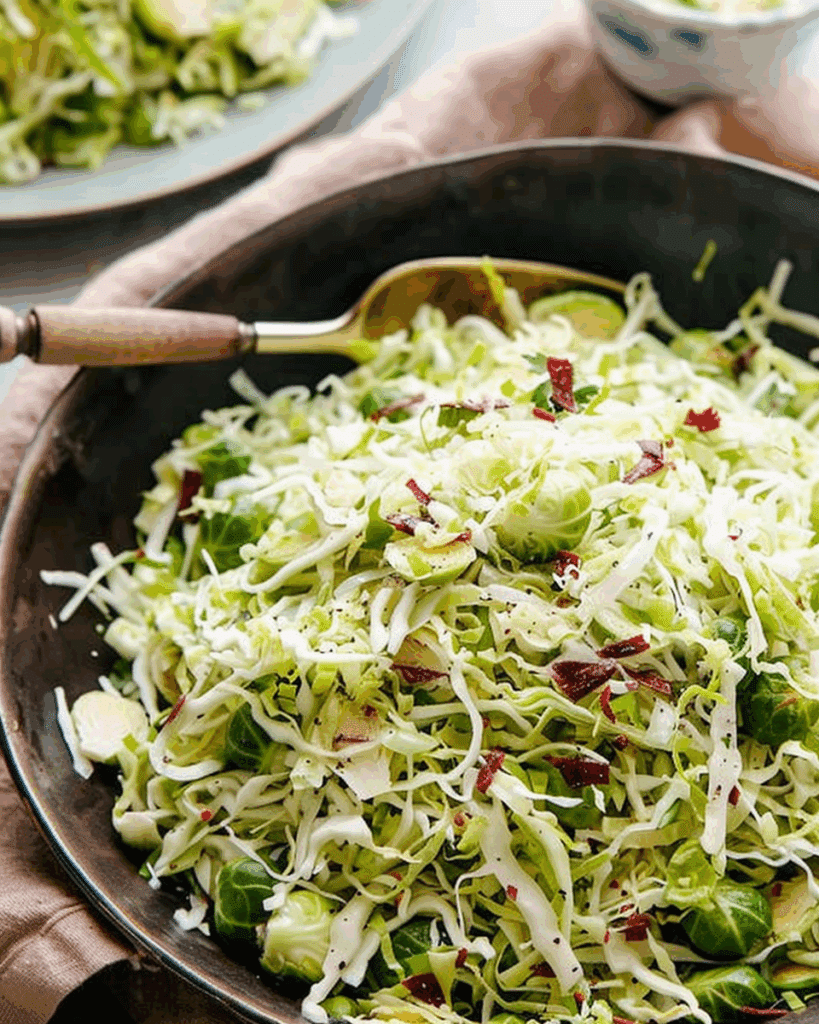 Shaved Brussels Sprout Slaw