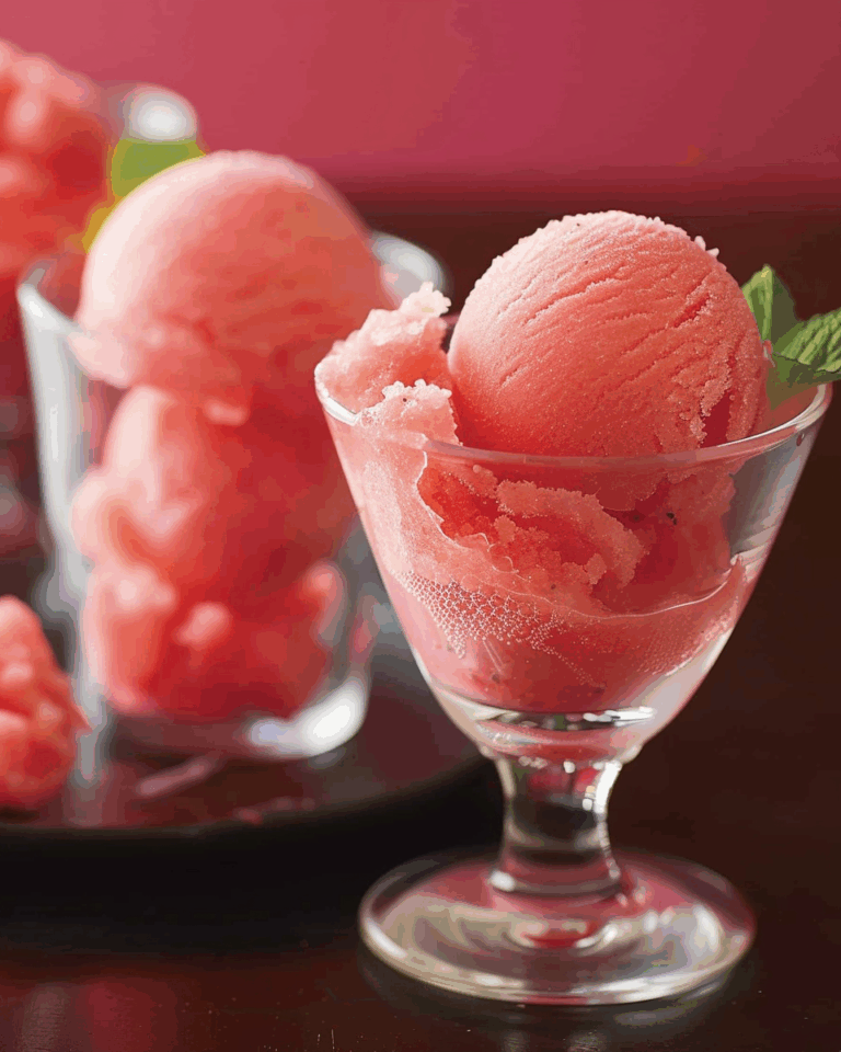 Watermelon & Mint Sorbet