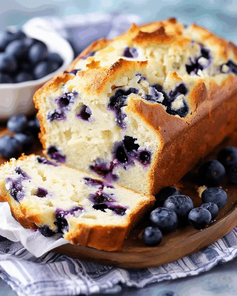 Blueberry Cream Cheese Bread