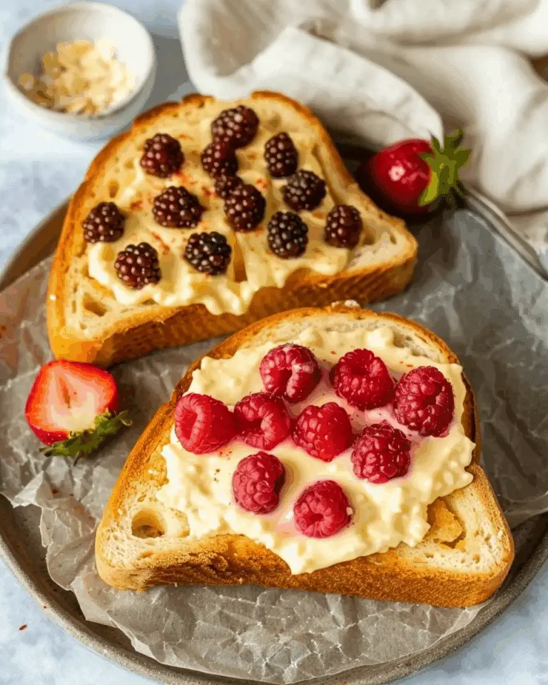 Custard Yogurt Toast