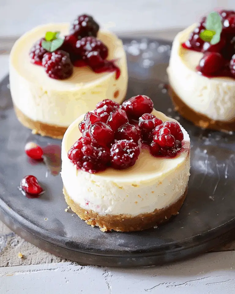 Mini Yogurt Cheesecake