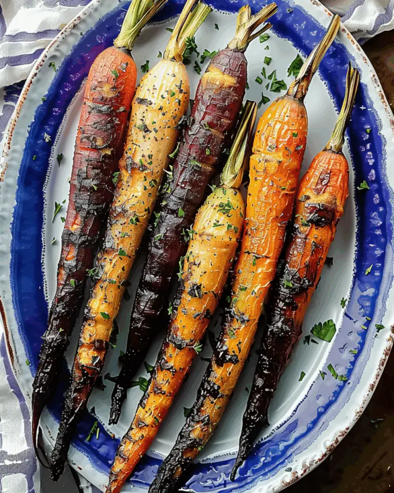 Roasted Rainbow Carrots