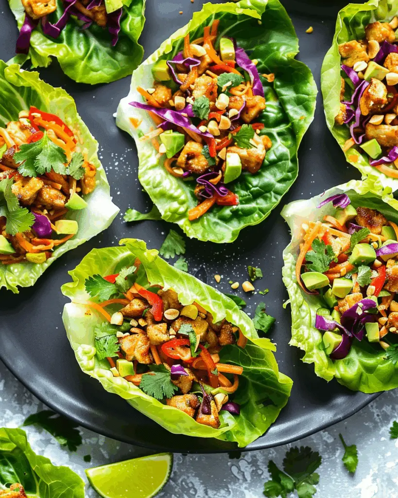 Thai Lettuce Wraps