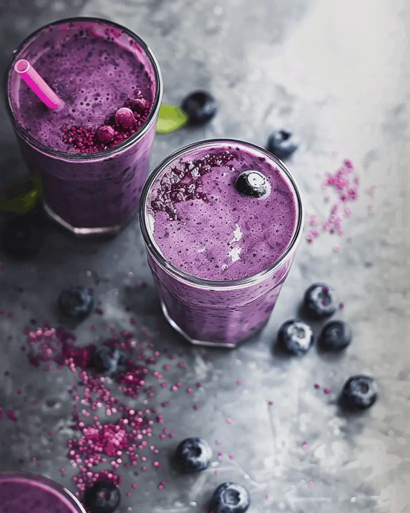 Blueberry Cauliflower Smoothie
