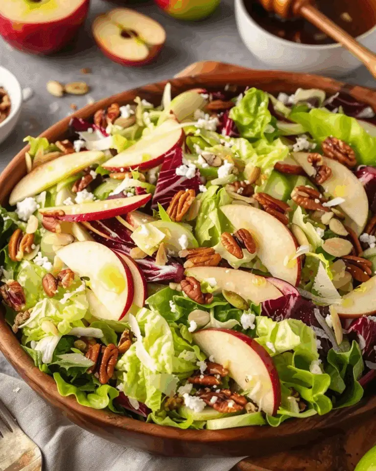 Fall Harvest Salad with Apple Cider Salad Vinaigrette