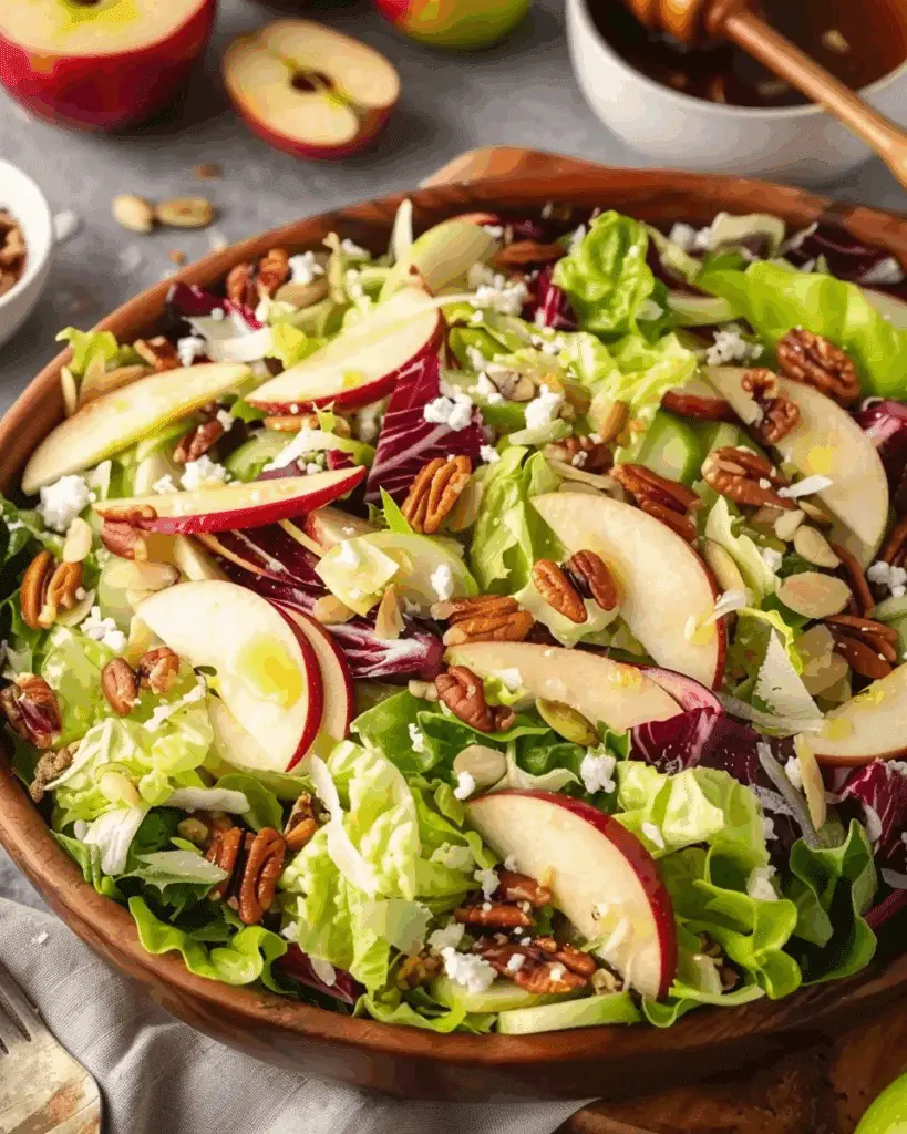 Fall Harvest Salad with Apple Cider Salad Vinaigrette