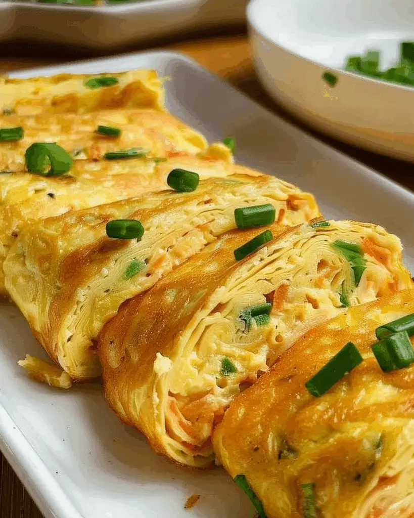 Gyeran Mari (Korean Rolled Omelette)