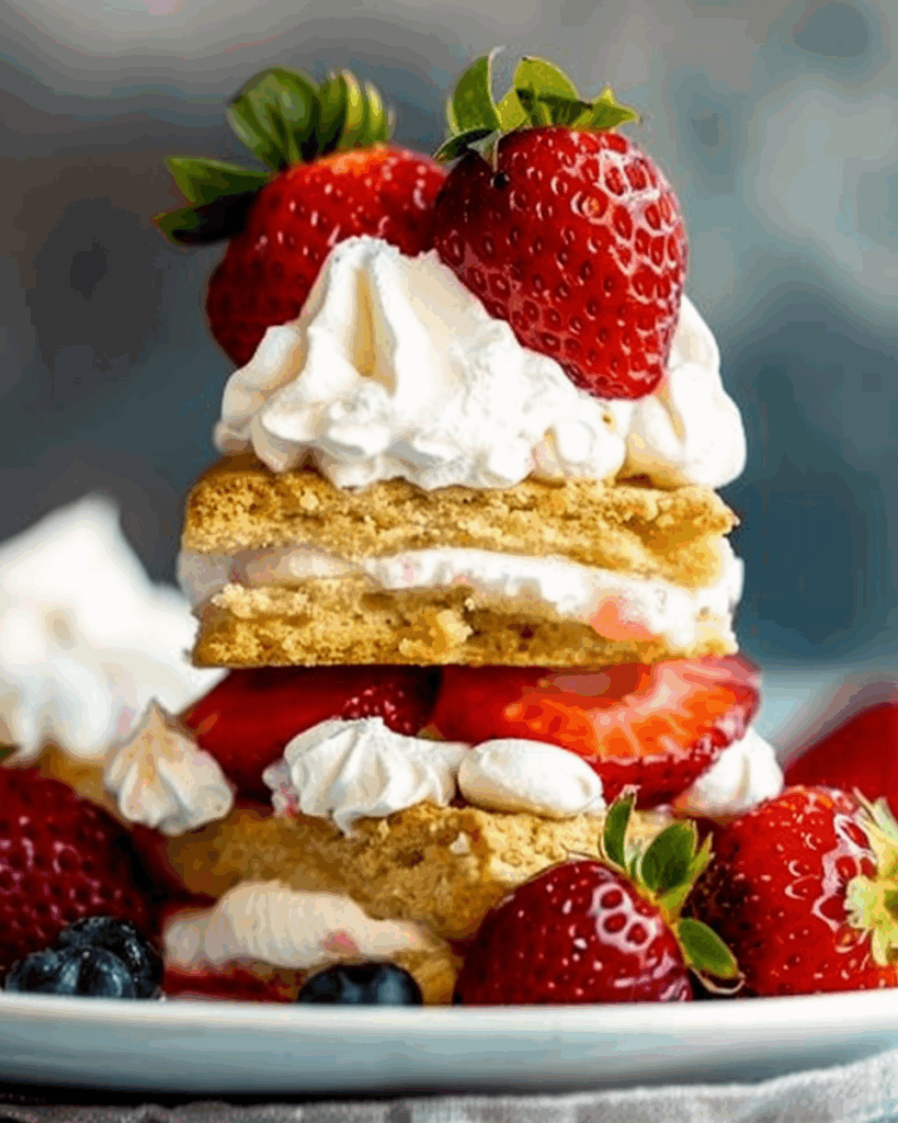 Homemade Strawberry Shortcake