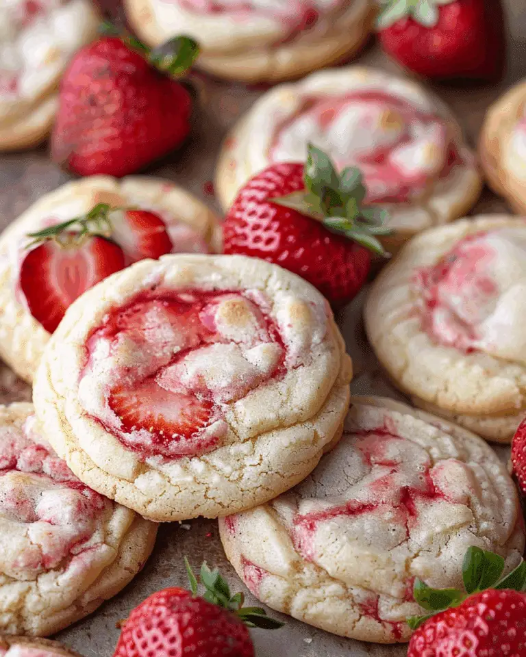 Easy Strawberry Cheesecake Cookies