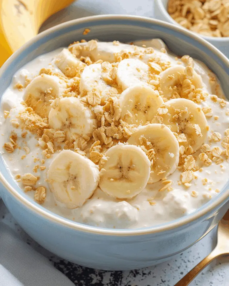 Banana Pudding Greek Yogurt Bowl