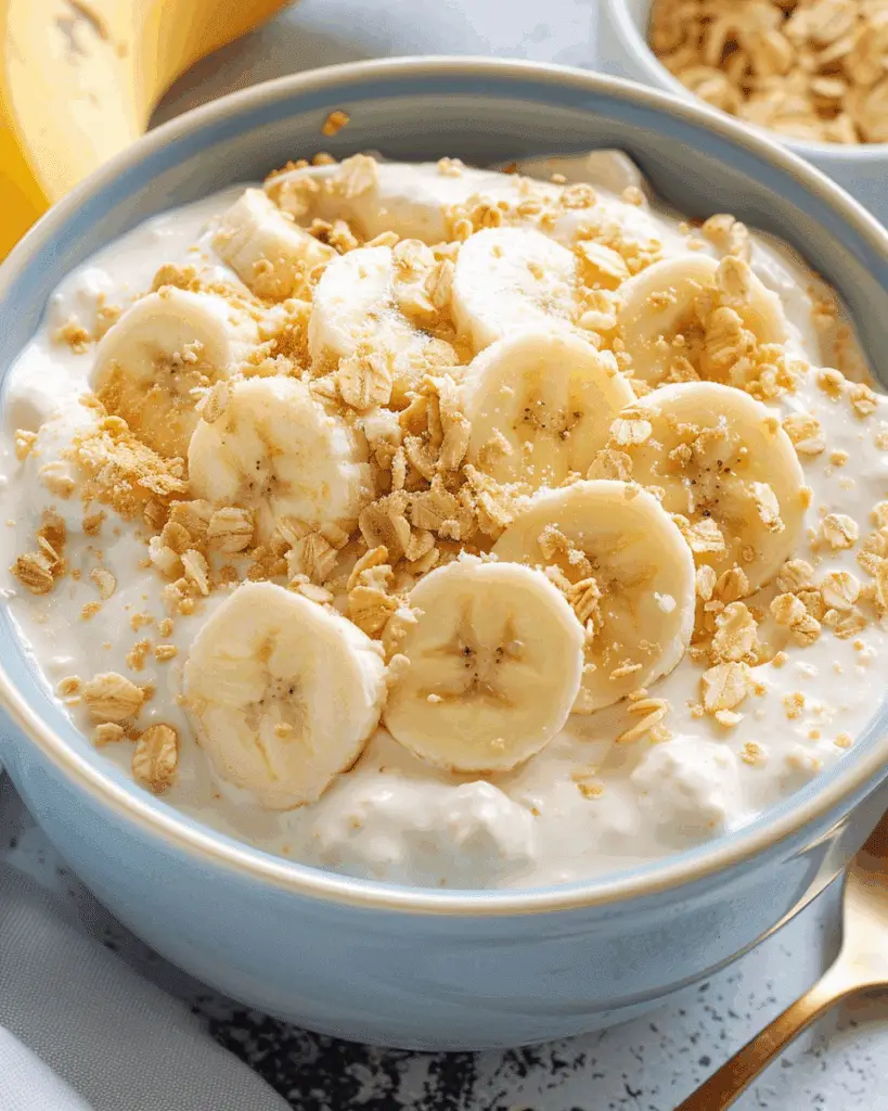 Banana Pudding Greek Yogurt Bowl