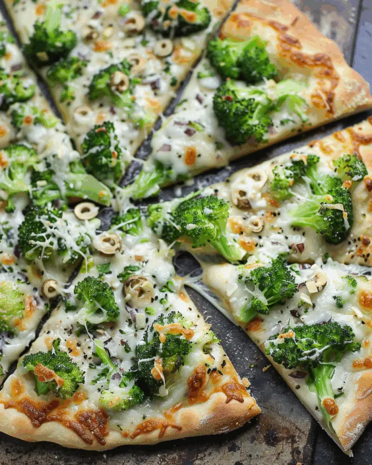 Broccoli White Pizza