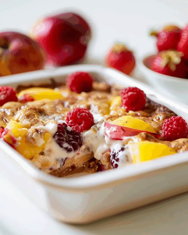Summer Fruit Breakfast Bake