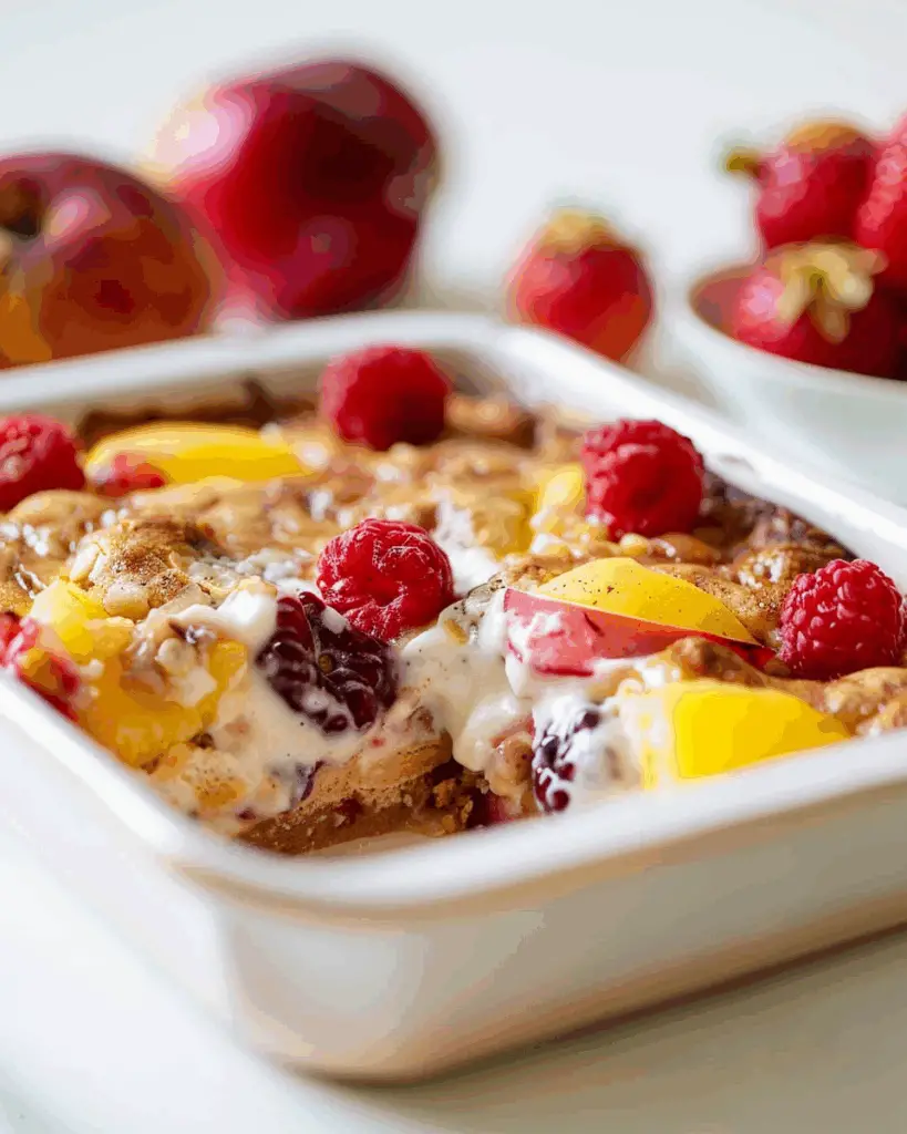 Summer Fruit Breakfast Bake
