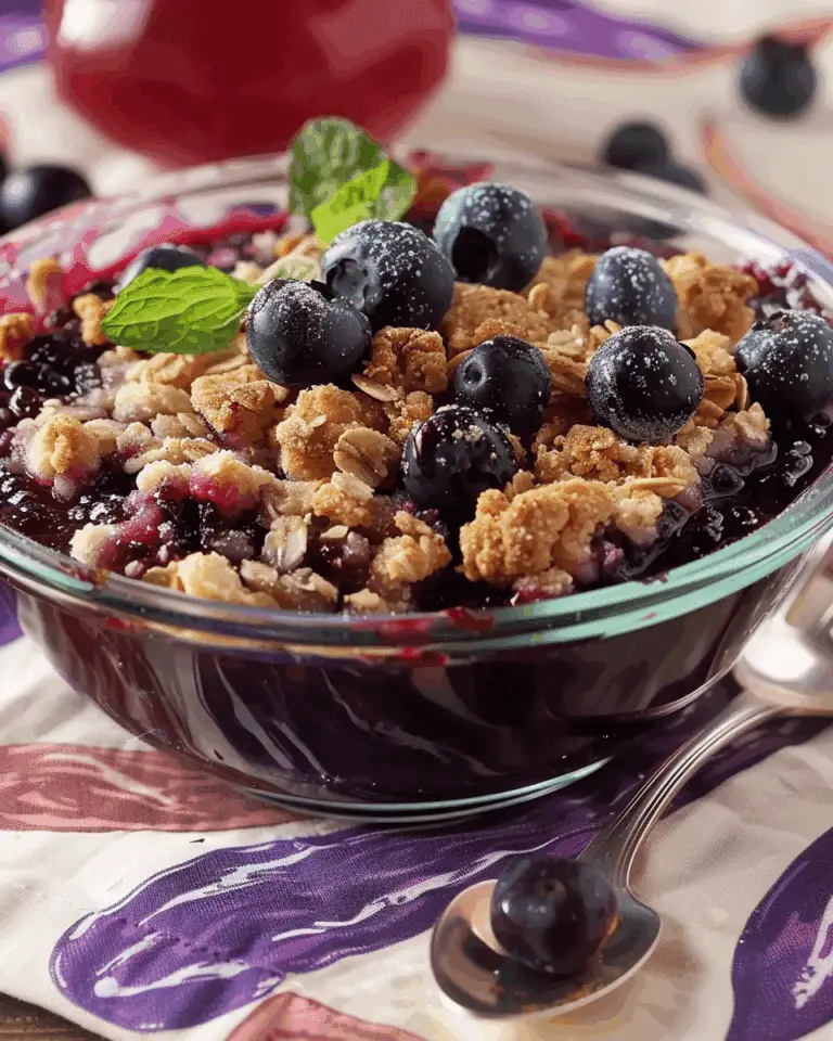 Blueberry Crisp