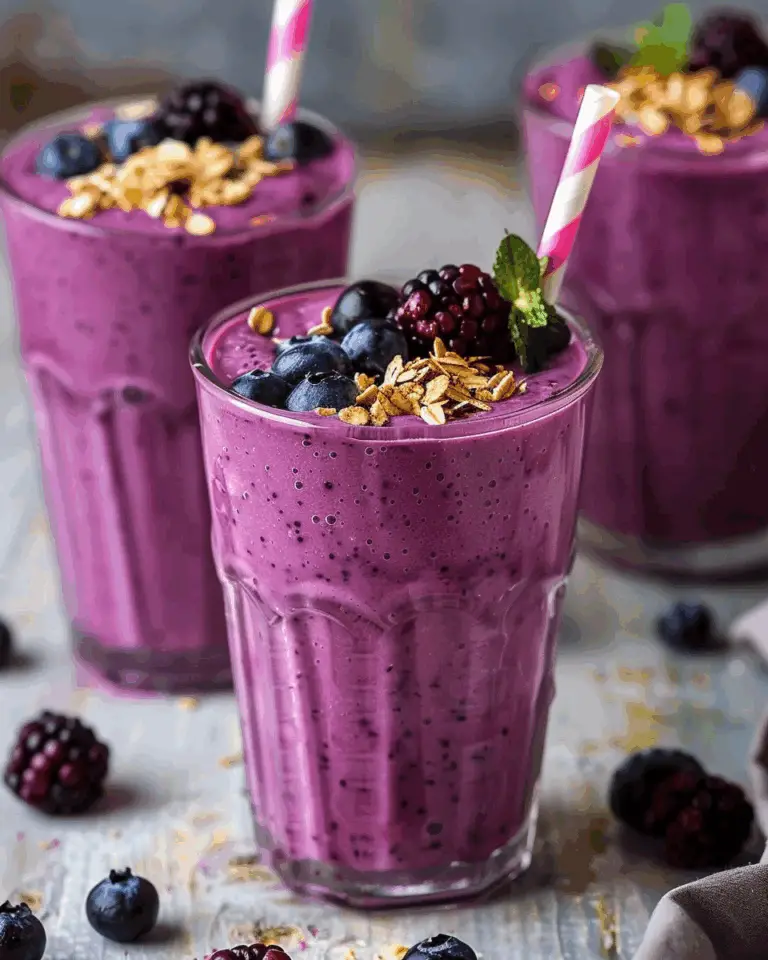 Ridiculously Good Wild Blueberry Muffin Smoothie