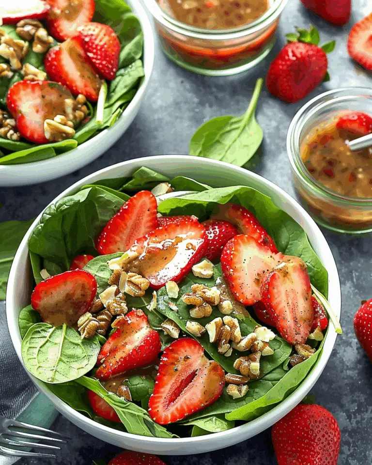 Spinach & Strawberry Meal-Prep Salad