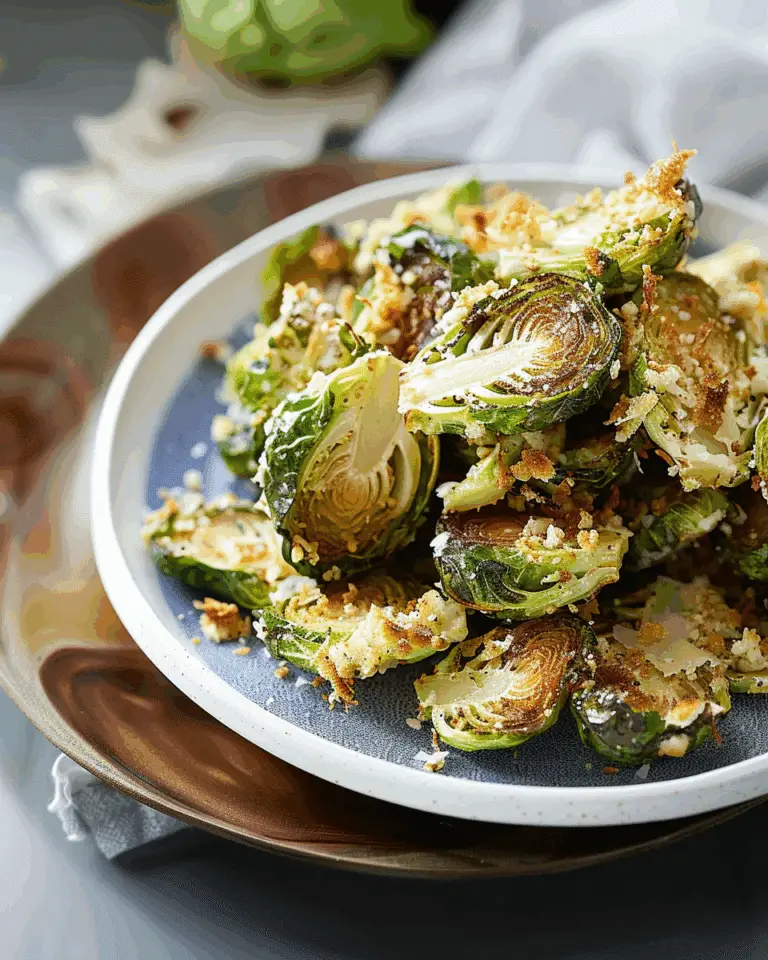 Steam Oven Crispy Parmesan Brussels Sprouts Bark