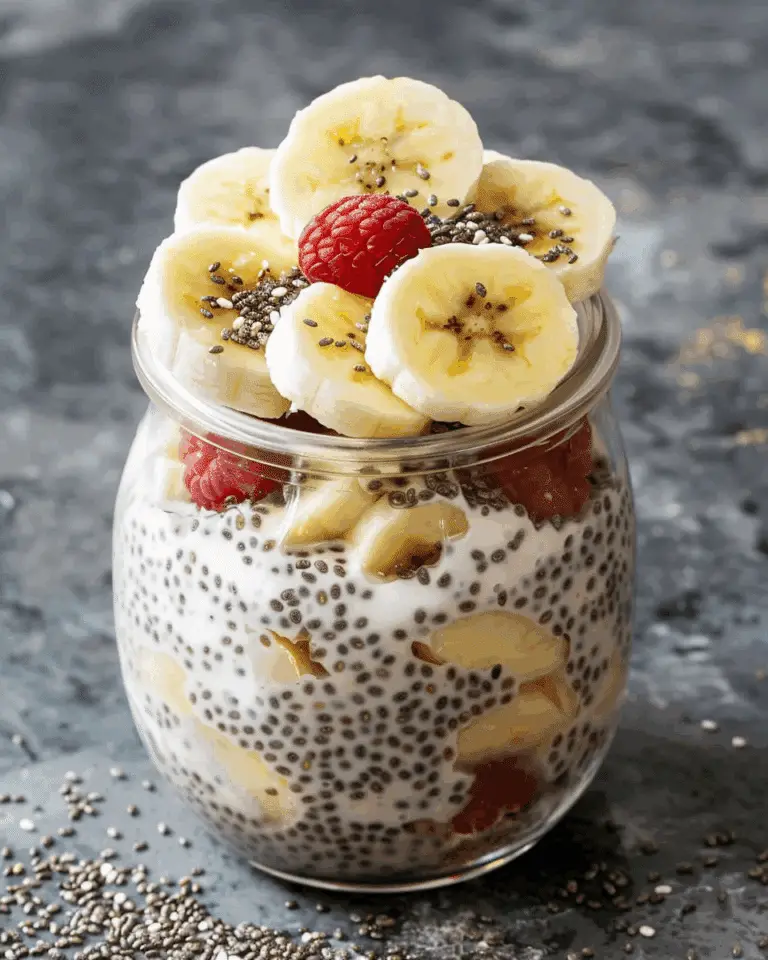 Banana Split Chia Pudding