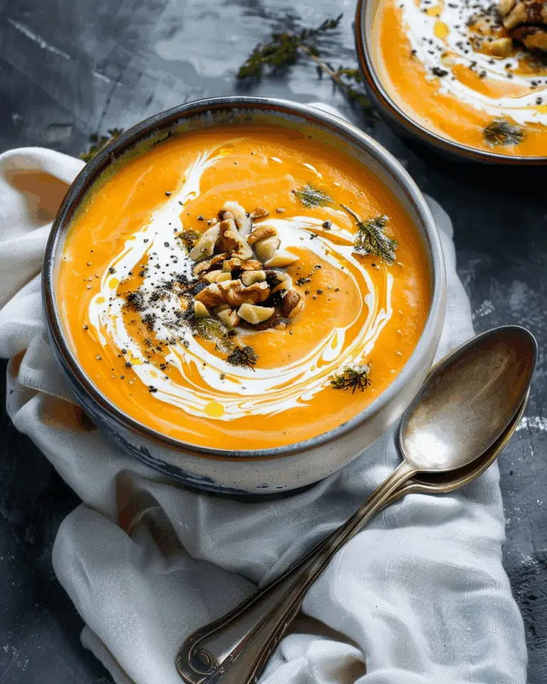 Carrot Ginger Soup