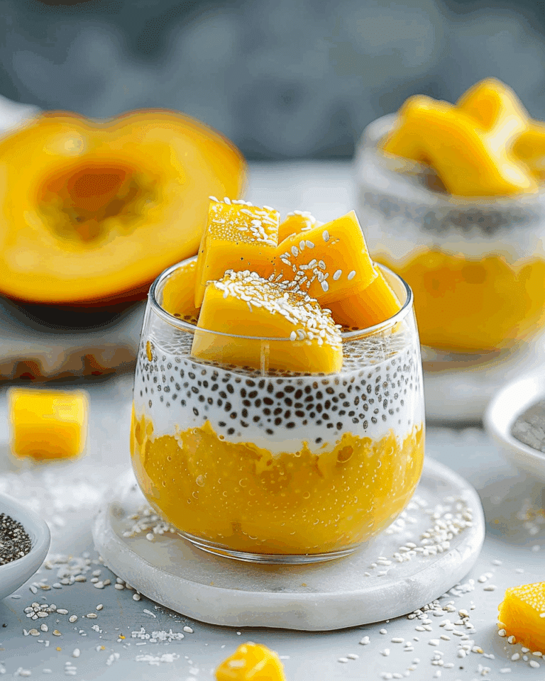 Mango Coconut Chia Pudding