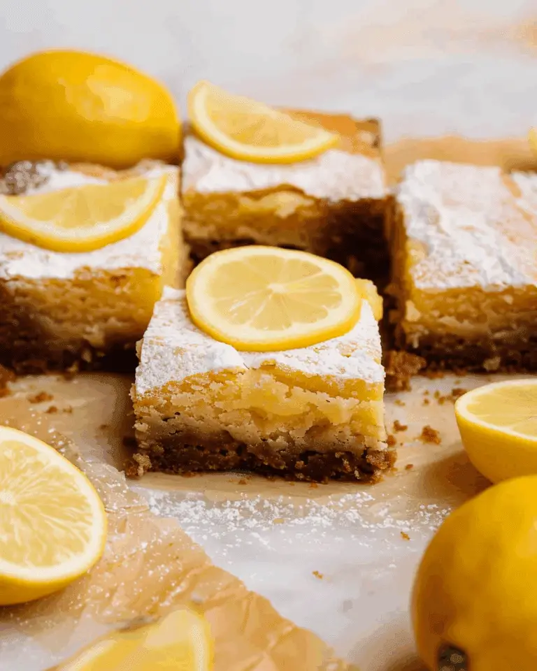 Tangy Lemon Brownies