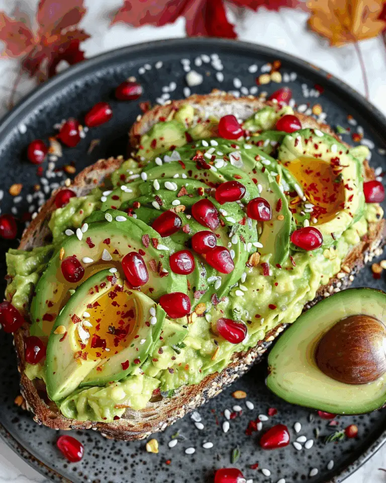 Autumn Avocado Toast