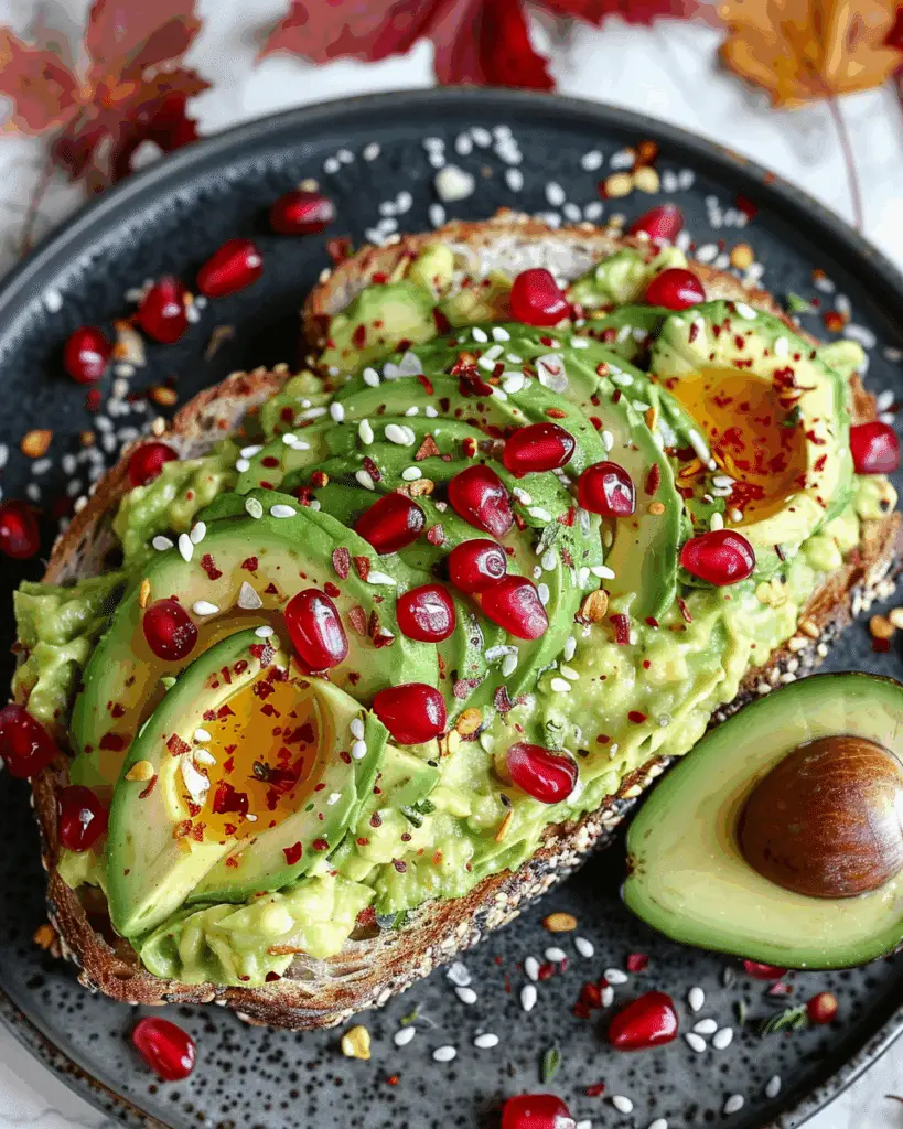 Autumn Avocado Toast