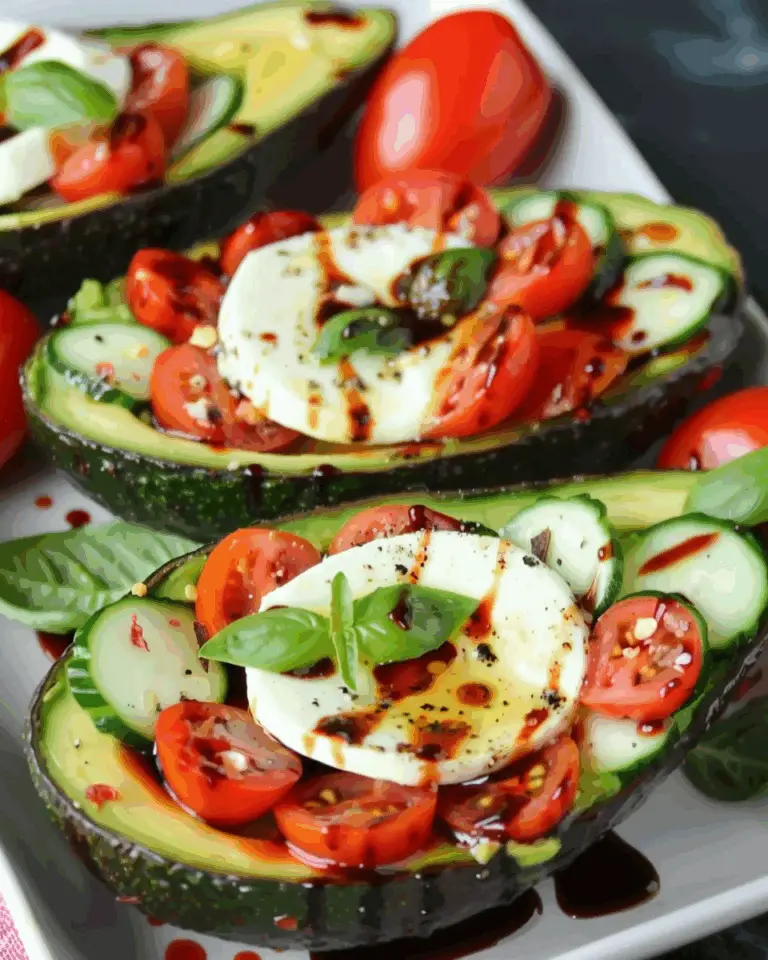 Caprese Avocado Boats