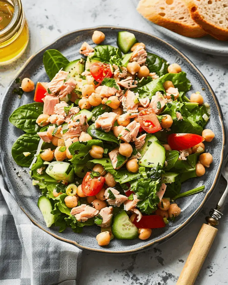 Chickpea Tuna Salad