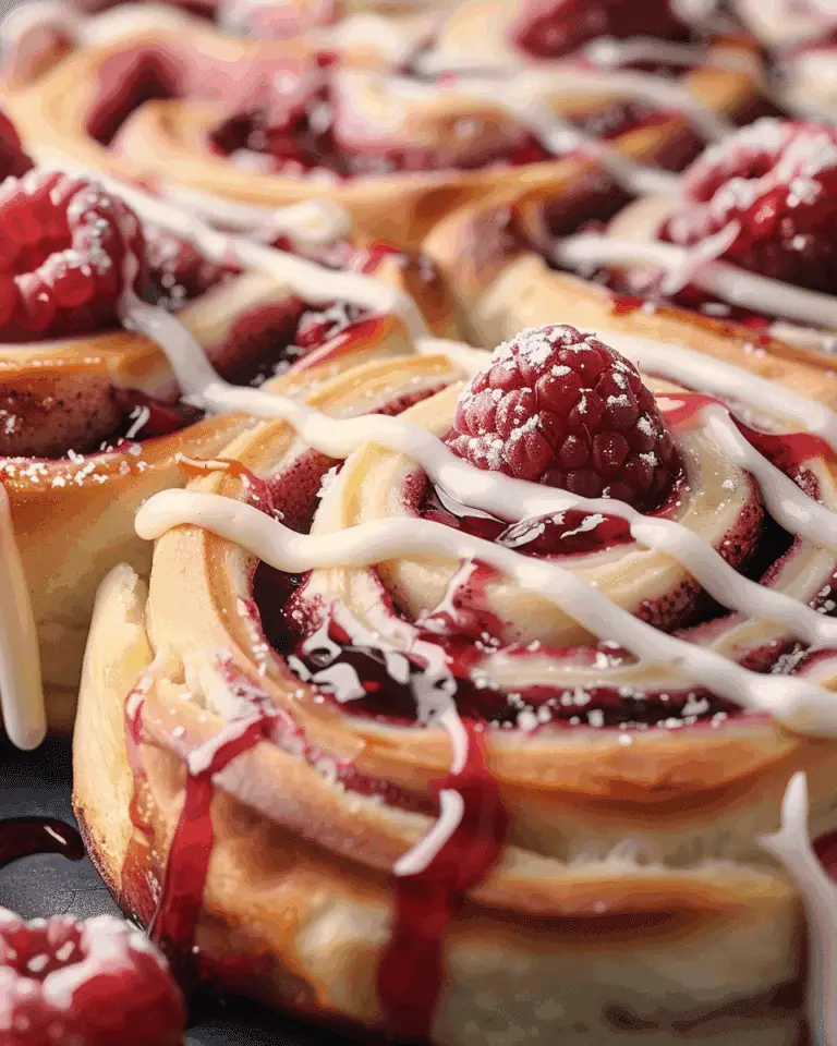 Raspberry Cinnamon Rolls
