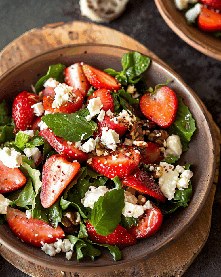 Strawberry Goat Cheese Salad