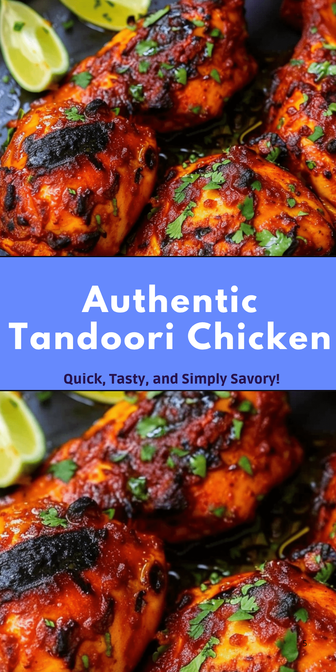 Authentic Tandoori Chicken Just So Savory