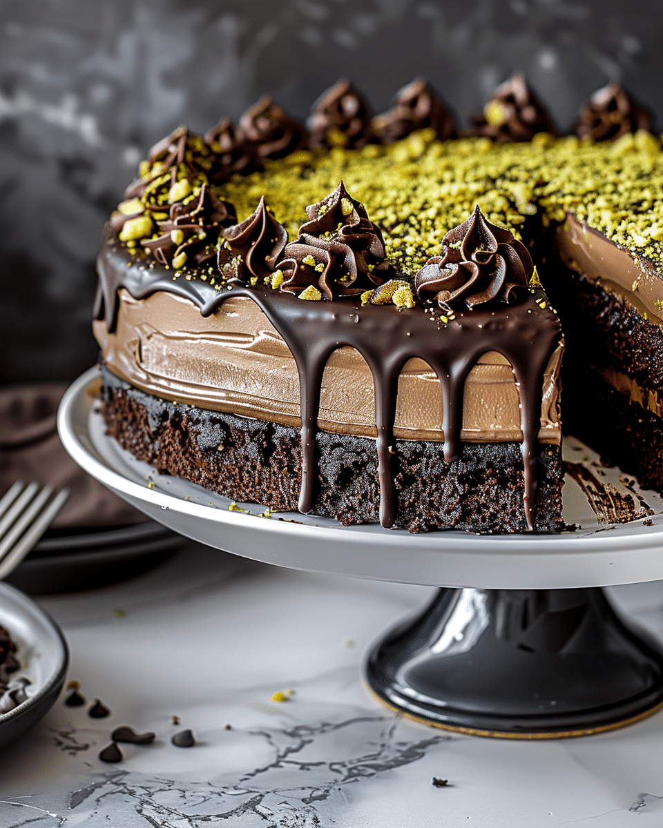 Dubai Chocolate Cake