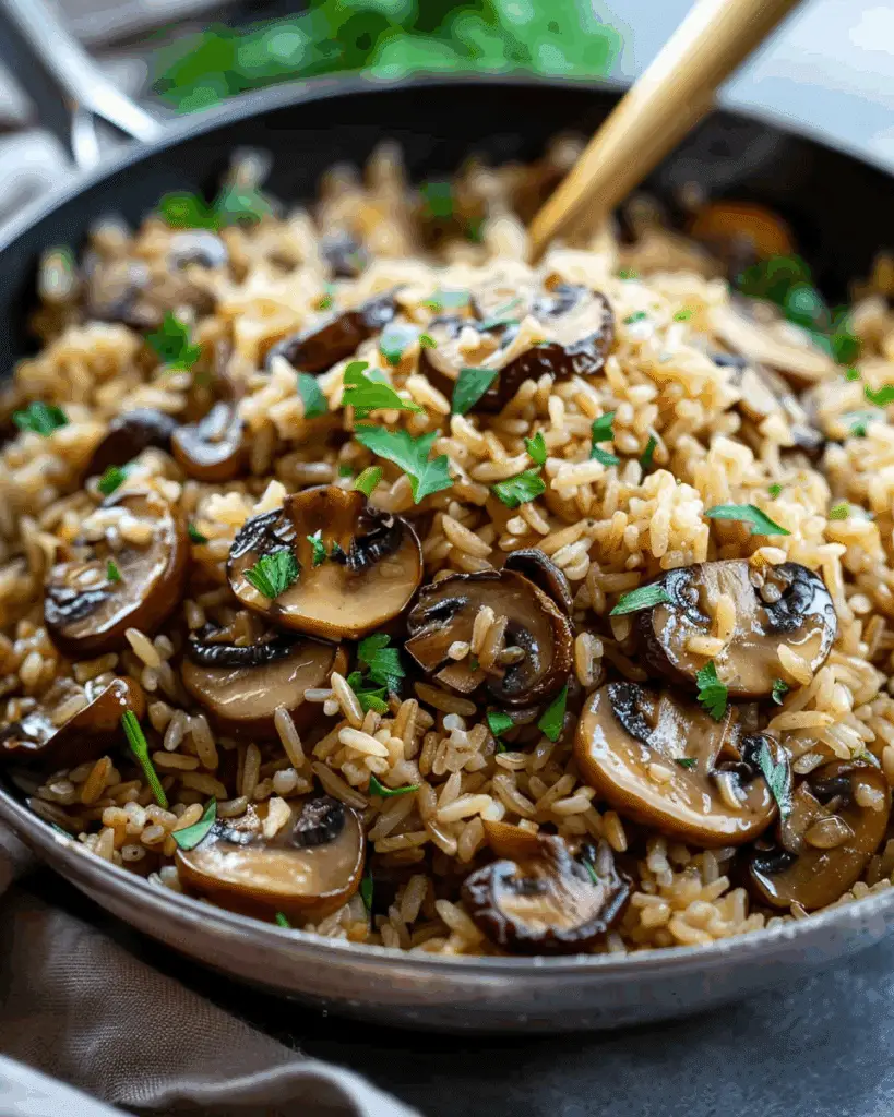 One-Pot Mushroom Rice (The Perfect Comfort Food)