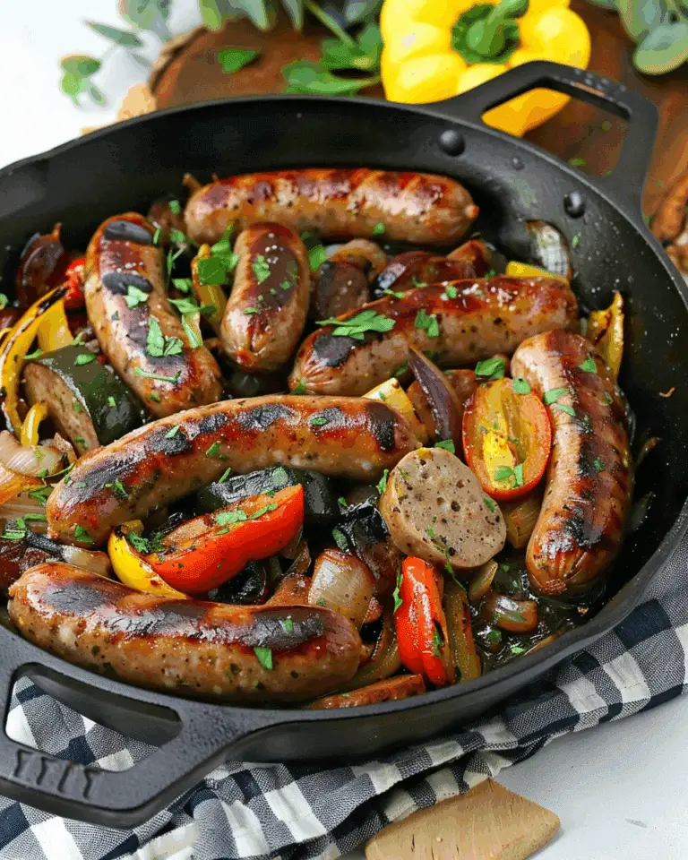 Pan-Roasted Bratwurst Skillet