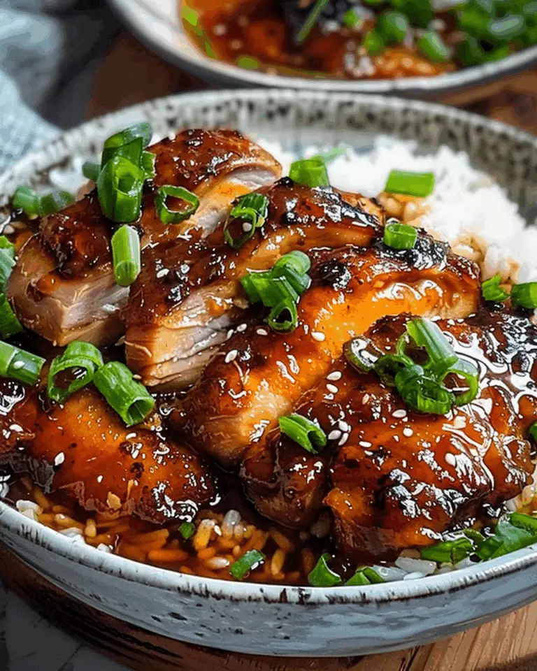 Caramelised Soy Chicken in Garlic Ginger Broth with Rice (An Incredible Comfort Meal)