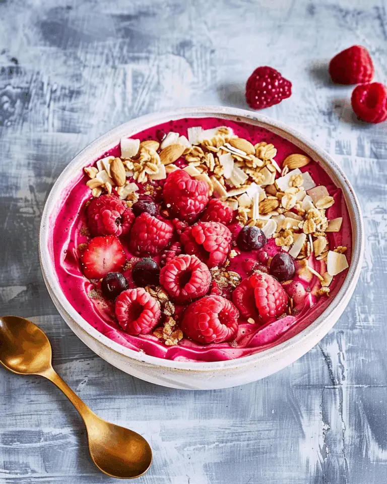 Low Calorie Smoothie Bowl