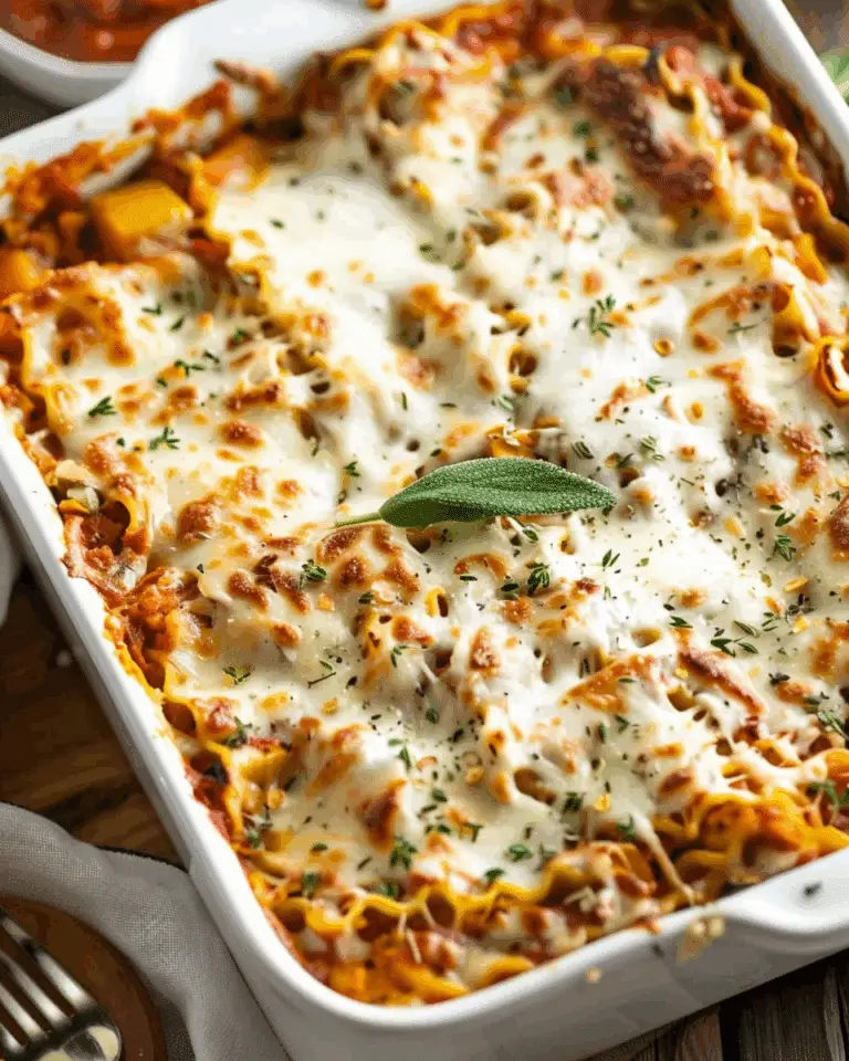 Pumpkin and Vegetable Lasagna
